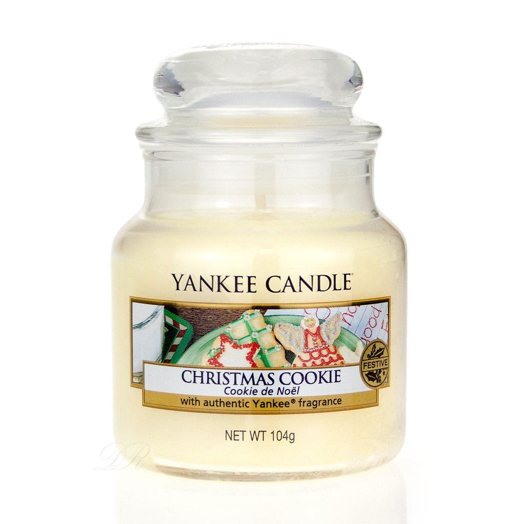 yankee-candle-christmas-cookie-scented-candle-small-jar-104-g - Vivere Home